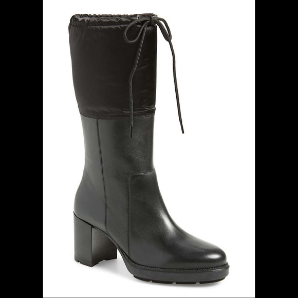 Aquatalia Ishana Shearling Weatherproof Heel Boots